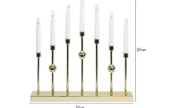 Adventsljusstakar 31-60 Cm<Star Trading Gustavo Adventsljusstake Mässing 37cm