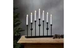 Star Trading Gustavo Adventsljusstake 37cm Svart* Visa Alla Adventsljusstakar|Adventsljusstakar 31-60 Cm