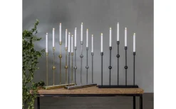 Star Trading Gustavo Adventsljusstake Svart 64cm* Adventsljusstakar 61-120 Cm