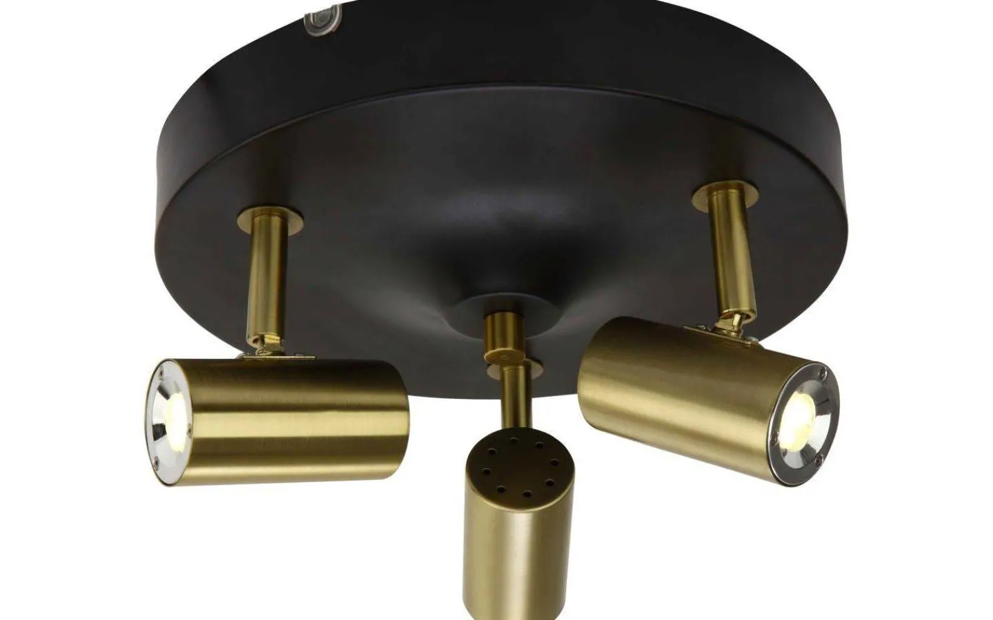 Hall & Trappa|Runda Takspotlights<Aneta Gusto Takspotlight 25cm LED 3x5W 3000K Svart/Mässing