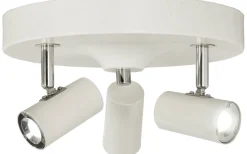 Gusto Takspotlight 25cm LED 3x5W 3000K Vit/Krom