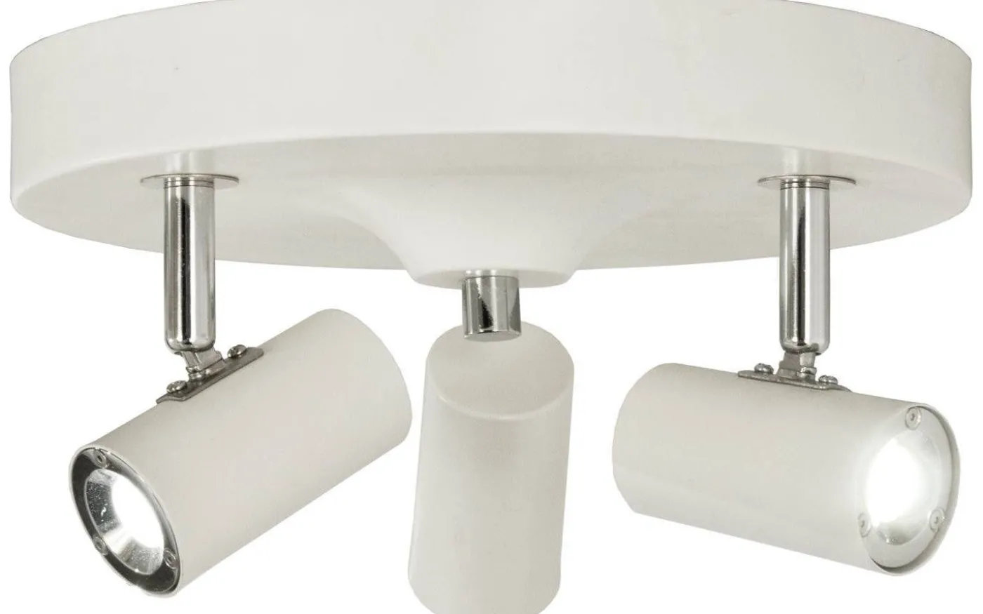 Gusto Takspotlight 25cm LED 3x5W 3000K Vit/Krom