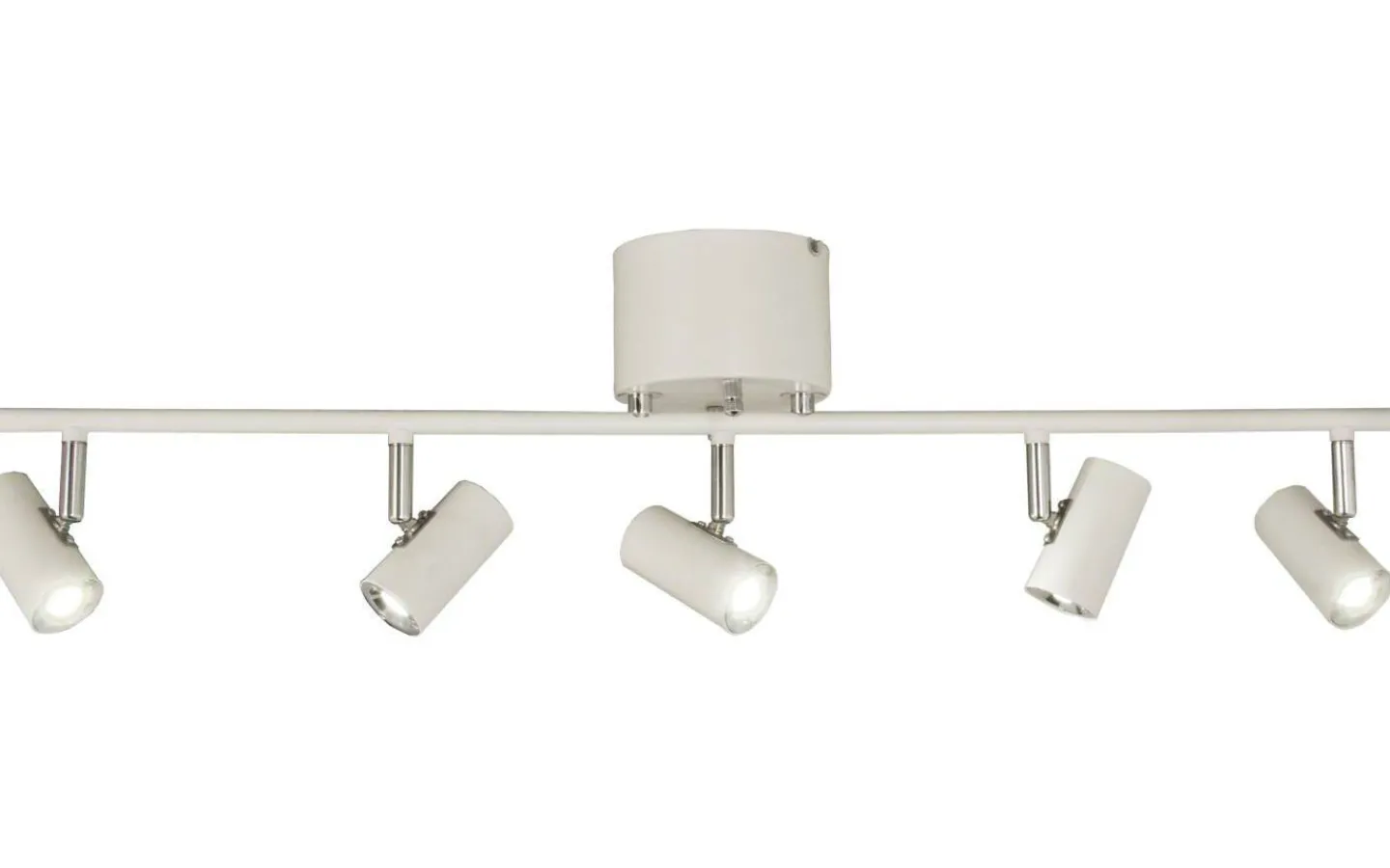 Aneta Gusto Takspotlight 80cm LED 5x5W 3000K Vit/Krom* Avlånga Takspotlights|Takspot Med Minst 4 Lampor