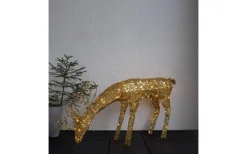 Julpynt Utomhus<Star Trading Gyllene Ren 55cm LED IP44