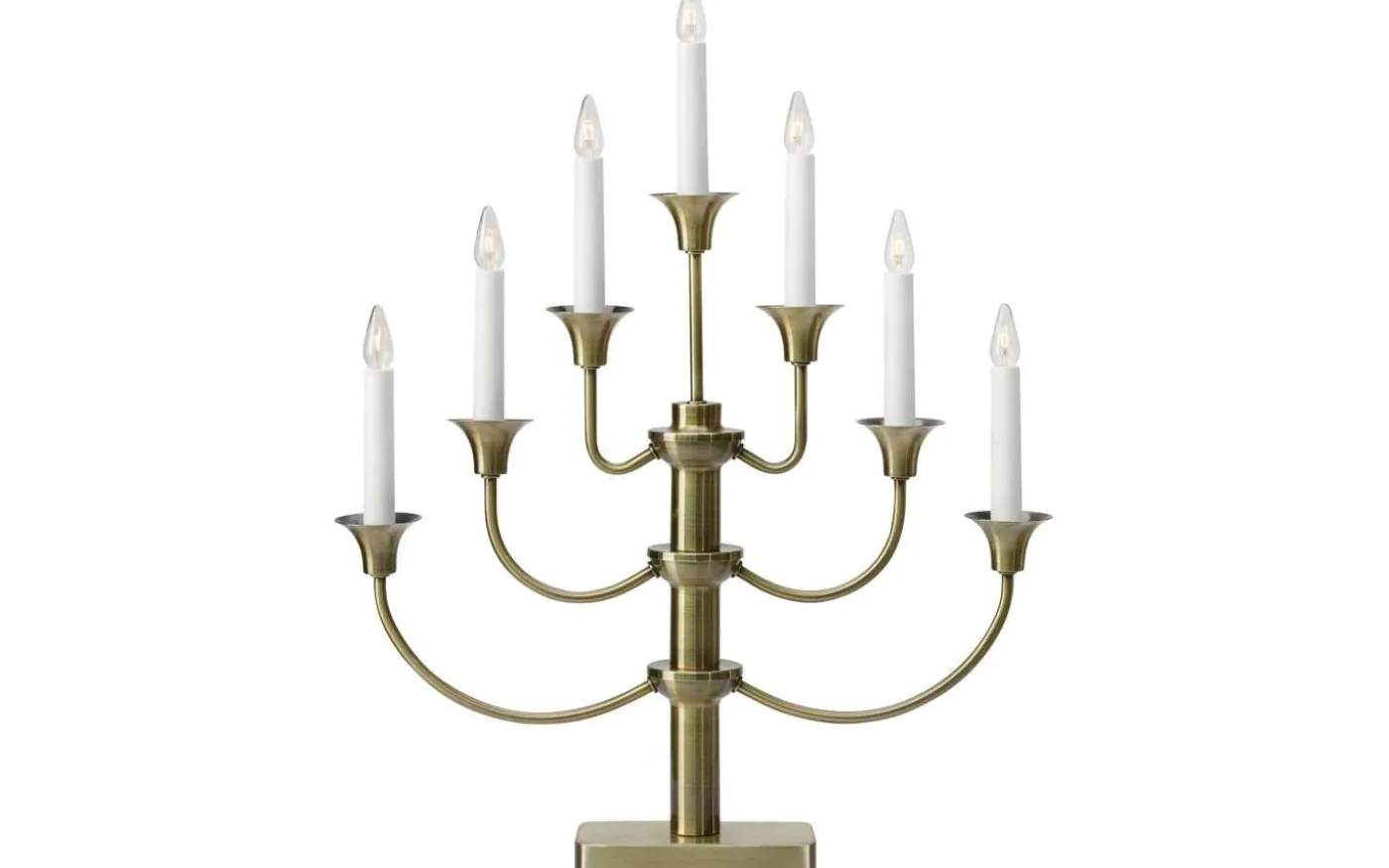 Gylling Adventljusstake 53cm Mässing