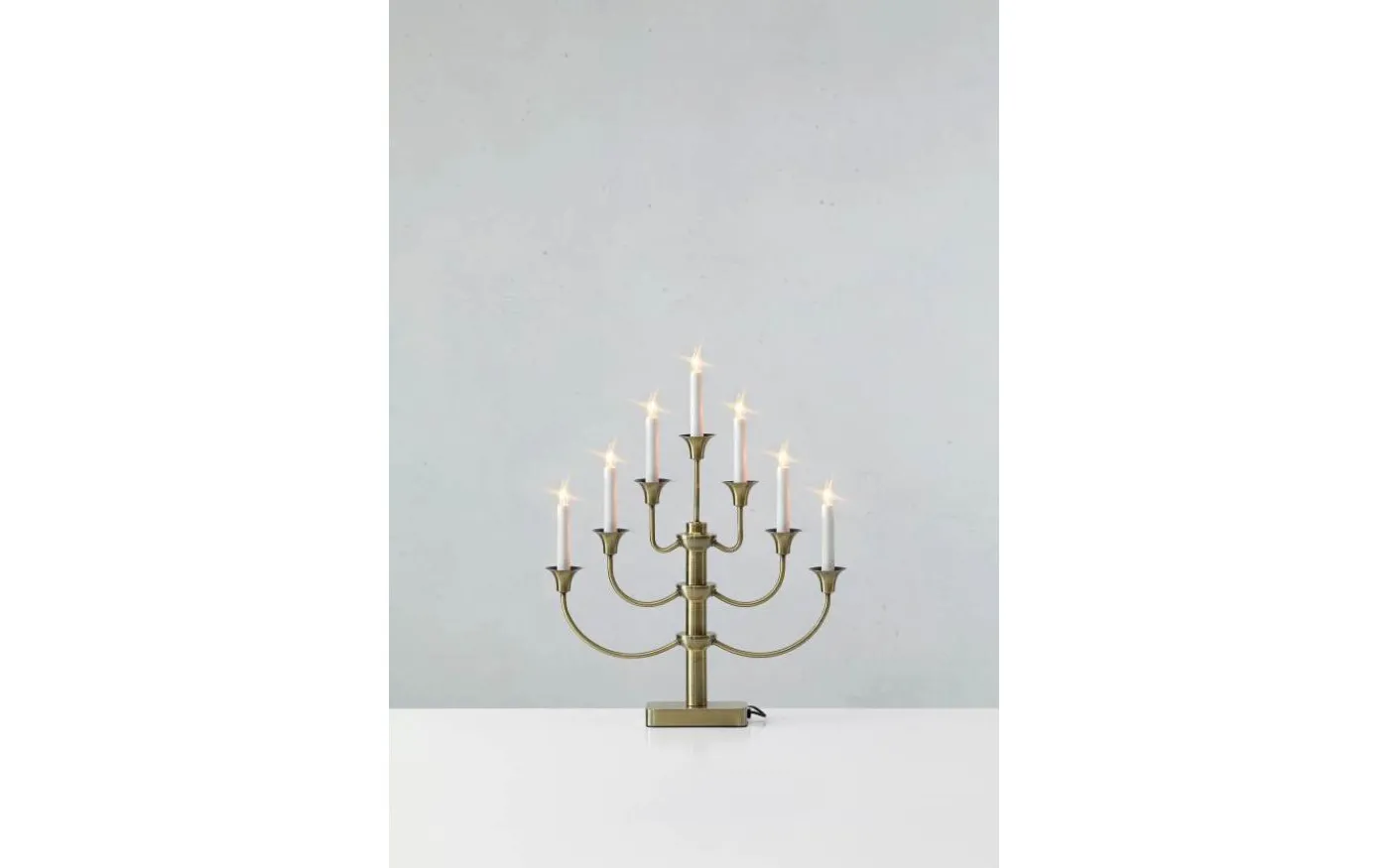 Gylling Adventljusstake 53cm Mässing