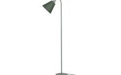 Klassiska Golvlampor|Golvfötter<ArmaturHantverk Haga Golvfot 1L 140cm Gröngrå