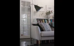 Klassiska Golvlampor|Golvfötter<ArmaturHantverk Haga Golvfot 1L 140cm Gröngrå