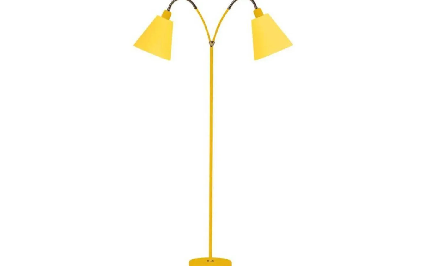 Klassiska Golvlampor|Golvfötter<ArmaturHantverk Haga Golvfot 2L 140cm Gul