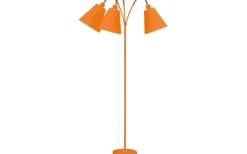 Klassiska Golvlampor|Golvfötter<ArmaturHantverk Haga Golvfot 3L 140cm Orange