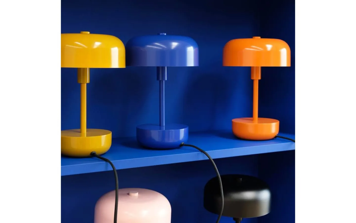 Dyberg Larsen Haipot Bordslampa 26cm Blå* Bordslampor