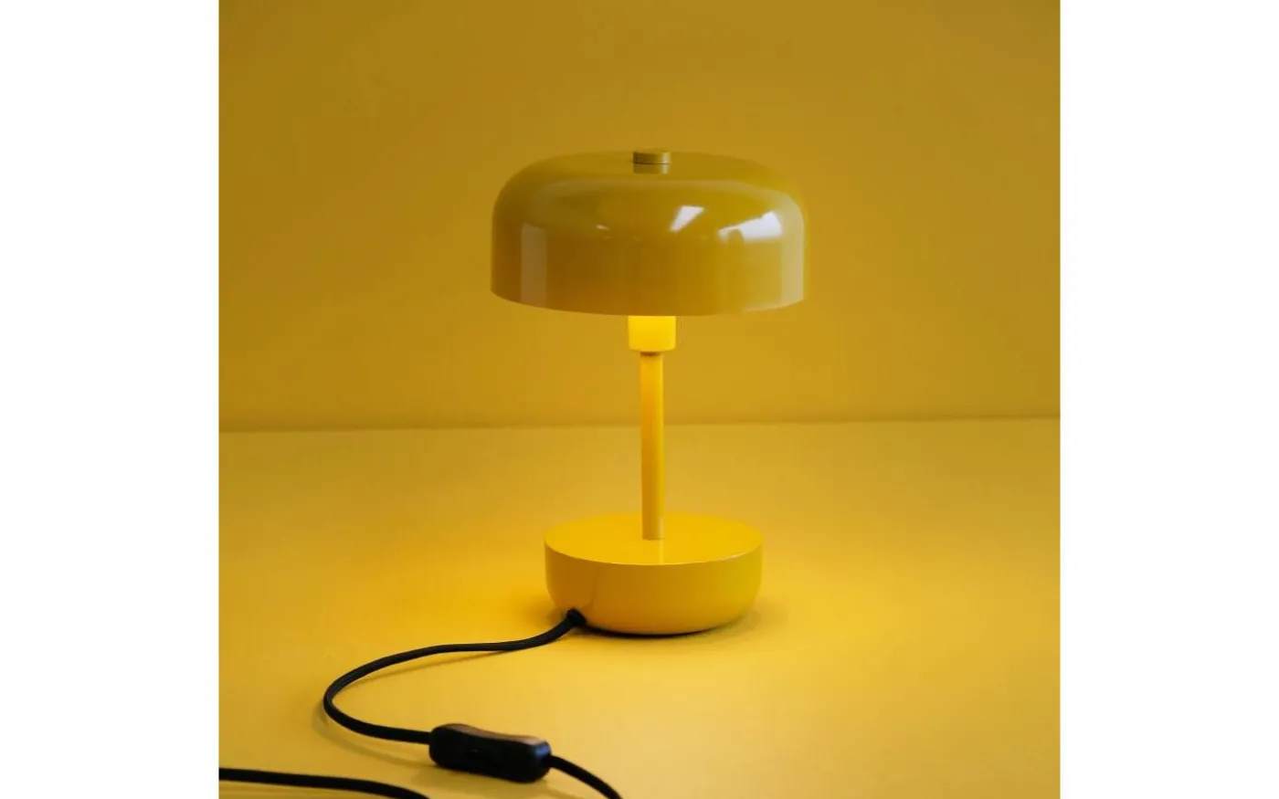 Haipot Bordslampa 26cm Currygul