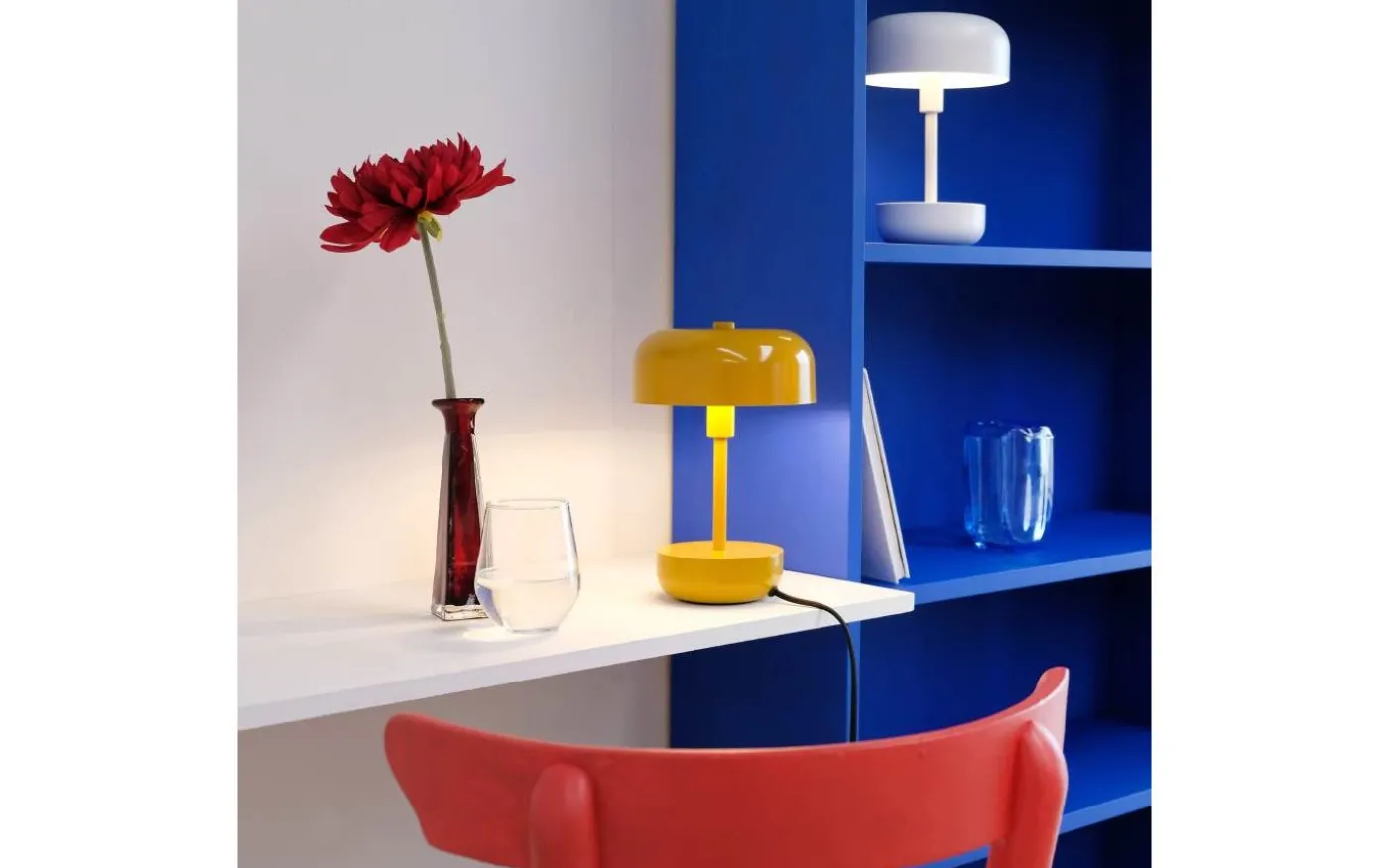 Haipot Bordslampa 26cm Currygul