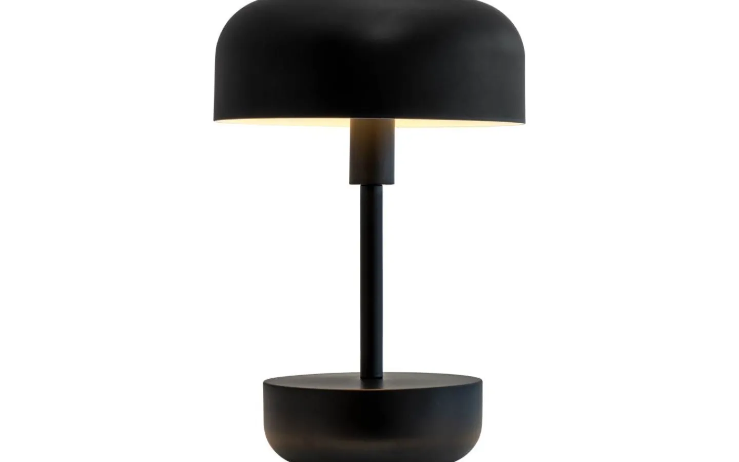 Dyberg Larsen Haipot Uppladdningsbar Bordslampa 26cm LED 3000K 3W Svart IP44* Uppladdningsbara Lampor Utomhus|Uppladdningsbara Lampor Utomhus