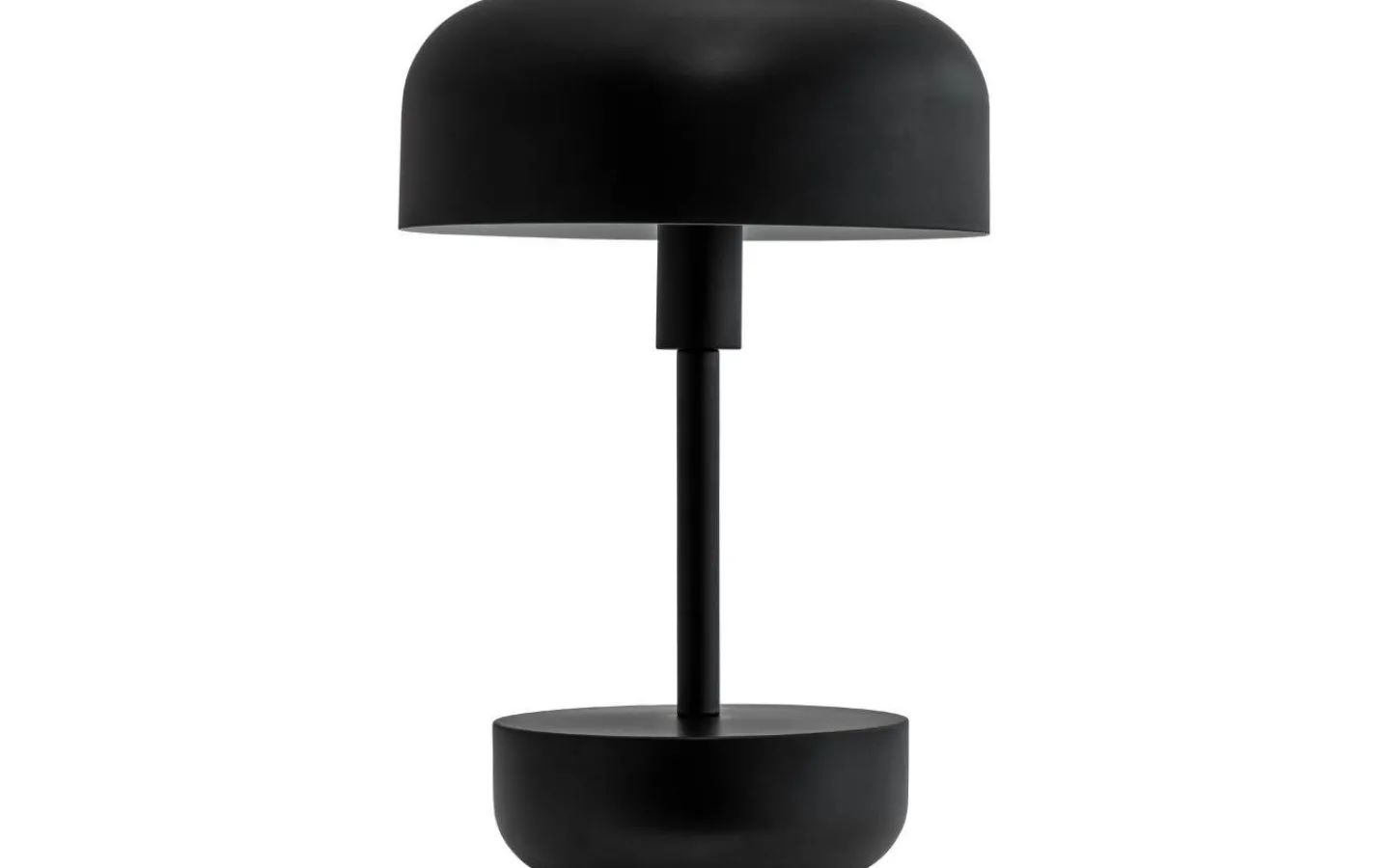 Dyberg Larsen Haipot Uppladdningsbar Bordslampa 26cm LED 3000K 3W Svart IP44* Uppladdningsbara Lampor Utomhus|Uppladdningsbara Lampor Utomhus