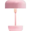 Uppladdningsbara Lampor Utomhus|Uppladdningsbara Lampor Utomhus<Dyberg Larsen Haipot Uppladdningsbar Bordslampa 26cm LED 3000K 3W Rosa IP44