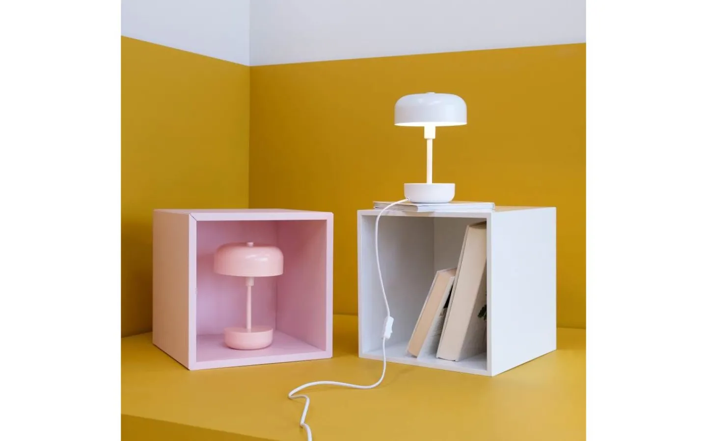 Uppladdningsbara Lampor Utomhus|Uppladdningsbara Lampor Utomhus<Dyberg Larsen Haipot Uppladdningsbar Bordslampa 26cm LED 3000K 3W Rosa IP44