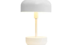 Dyberg Larsen Haipot Uppladdningsbar Bordslampa 26cm LED 3000K 3W Vit IP44* Uppladdningsbara Lampor Utomhus|Uppladdningsbara Lampor Utomhus