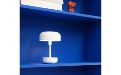 Dyberg Larsen Haipot Uppladdningsbar Bordslampa 26cm LED 3000K 3W Vit IP44* Uppladdningsbara Lampor Utomhus|Uppladdningsbara Lampor Utomhus