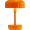 Dyberg Larsen Haipot Uppladdningsbar Bordslampa 26cm LED 3000K 3W Orange IP44* Uppladdningsbara Lampor Utomhus|Uppladdningsbara Lampor Utomhus