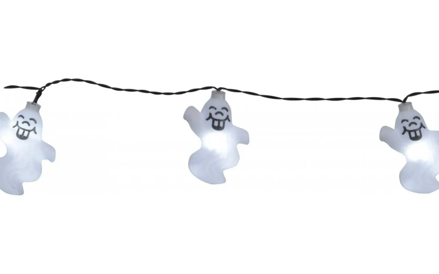 Batterislingor Utomhus|Batterislingor Utomhus<Star Trading Halloween Batteridriven Ljusslinga 2,1m Spöke