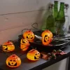 Halloween Batteridriven Ljusslinga 2,1m LED Pumpa
