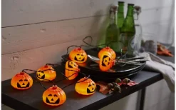 Halloween Batteridriven Ljusslinga 2,1m LED Pumpa