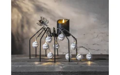 Star Trading Halloween Batteridriven Ljusslinga Pumpa 1,35m* Batterislingor Inomhus