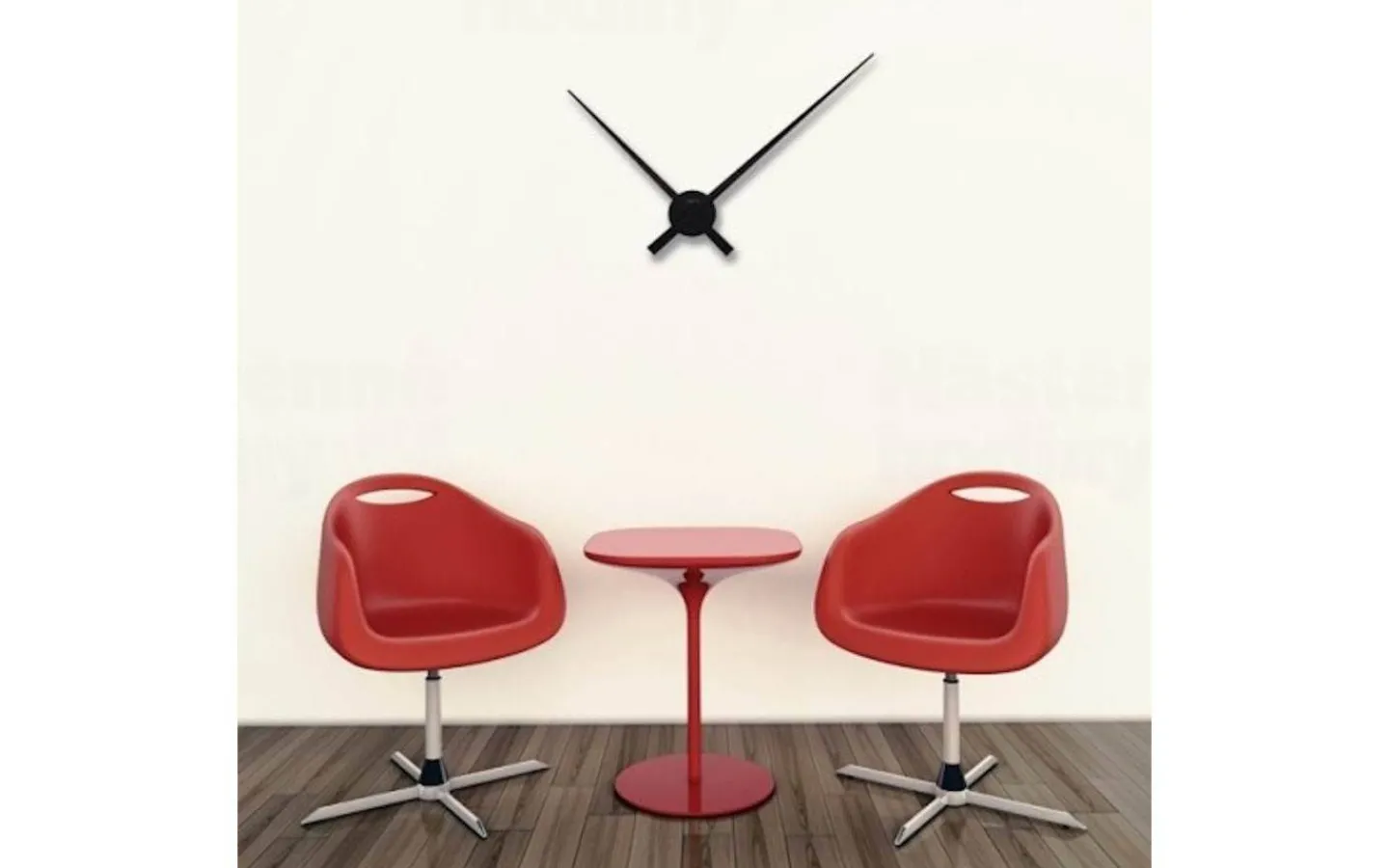 NeXtime Hands Väggklocka 70cm Svart* Väggklockor