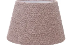 Enfärgade Runda Lampskärmar<PR Home Hanna Lampskärm Ø19cm Bouclé Rosa