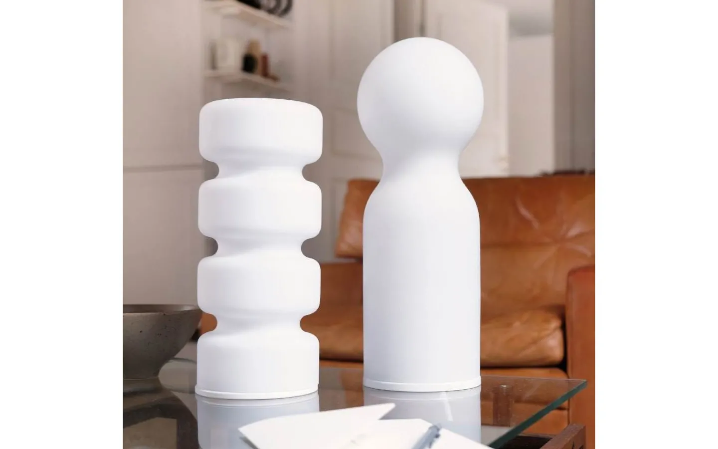 Bordslampor<Dyberg Larsen Harper Bordslampa 35cm Opalvit