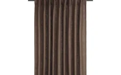 Svanefors Harper Gardin 2-Pack 140x280cm Nougat* Enfärgade Gardiner