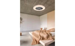 Harstad Takfläkt 60cm LED kromad stjärnljus