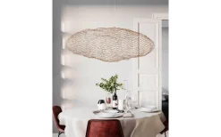 By Rydens Hayden Taklampa LED 115cm Guld* Stora Taklampor Ø70-150 Cm|Avlånga Taklampor