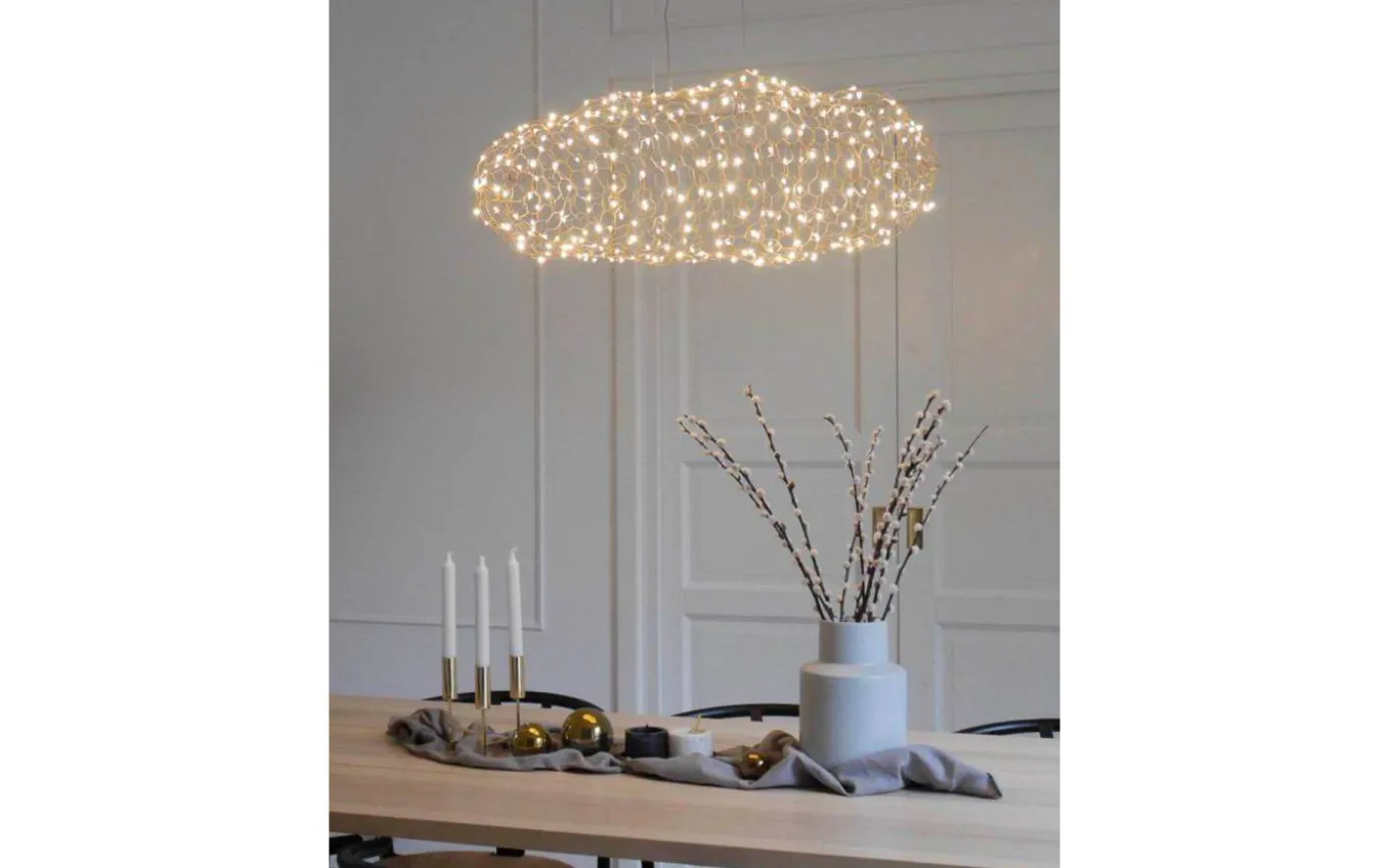 Hayden Taklampa LED 76cm Guld