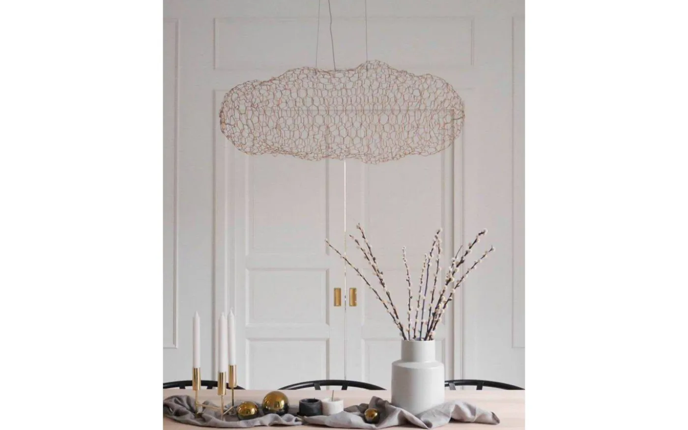 Hayden Taklampa LED 76cm Guld