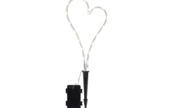Heart Batteridriven Dekoration 39cm Timer 200h IP44