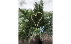 Heart Batteridriven Dekoration 39cm Timer 200h IP44