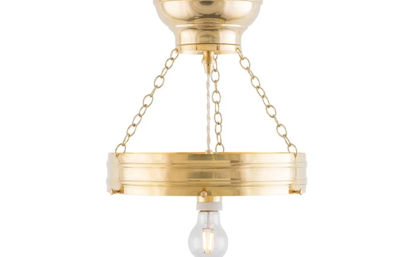 Heidenstam ampel 300 - Mässing