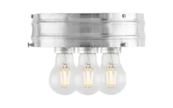 Karlskrona Lampfabrik Heidenstam plafond 200 - Förnicklad* Plafonder