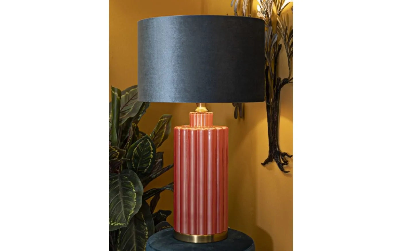 Helene Bordslampa 70cm Röd