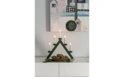 Konstsmide Helga Adventsljusstake 5L 44cm Grön* Visa Alla Adventsljusstakar|Adventsljusstakar 31-60 Cm