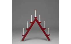 Helga Adventsljusstake 7L 56cm Röd