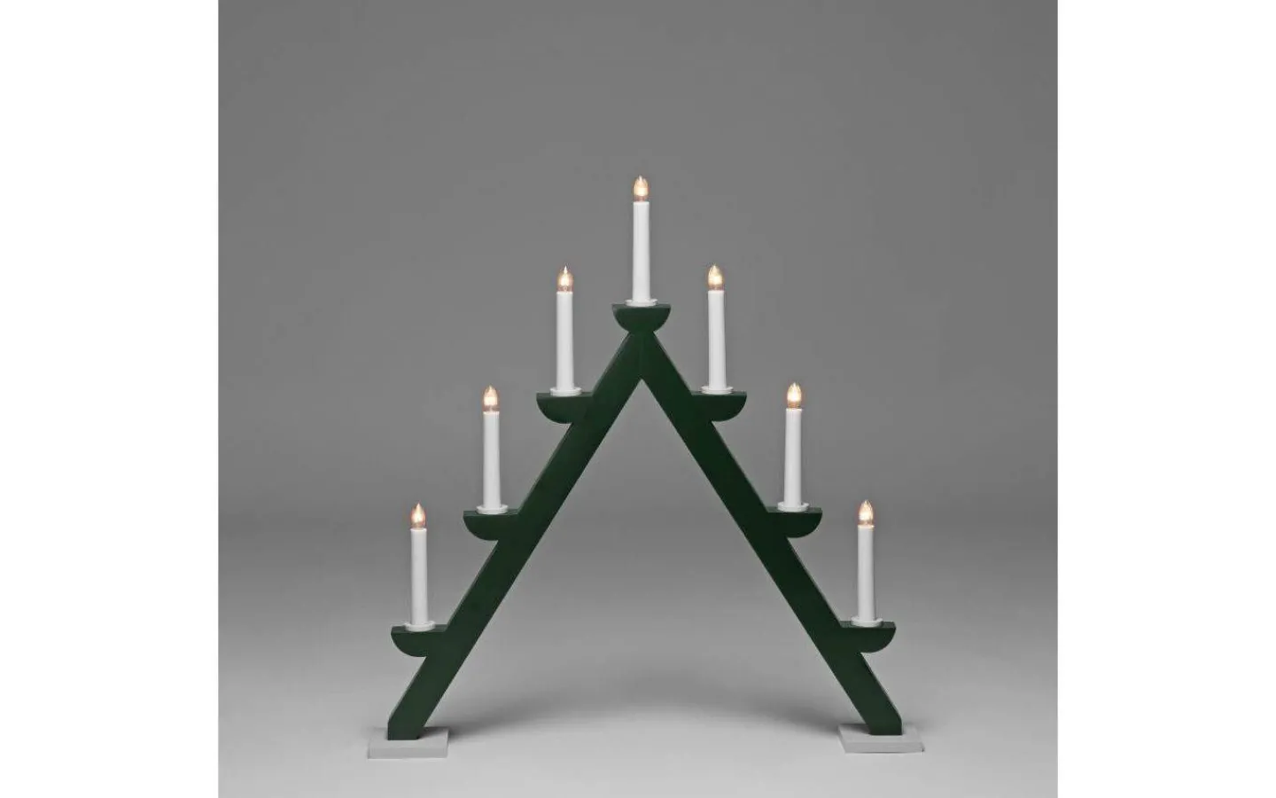 Konstsmide Helga Adventsljusstake 7L 56cm Grön* Visa Alla Adventsljusstakar|Adventsljusstakar 31-60 Cm