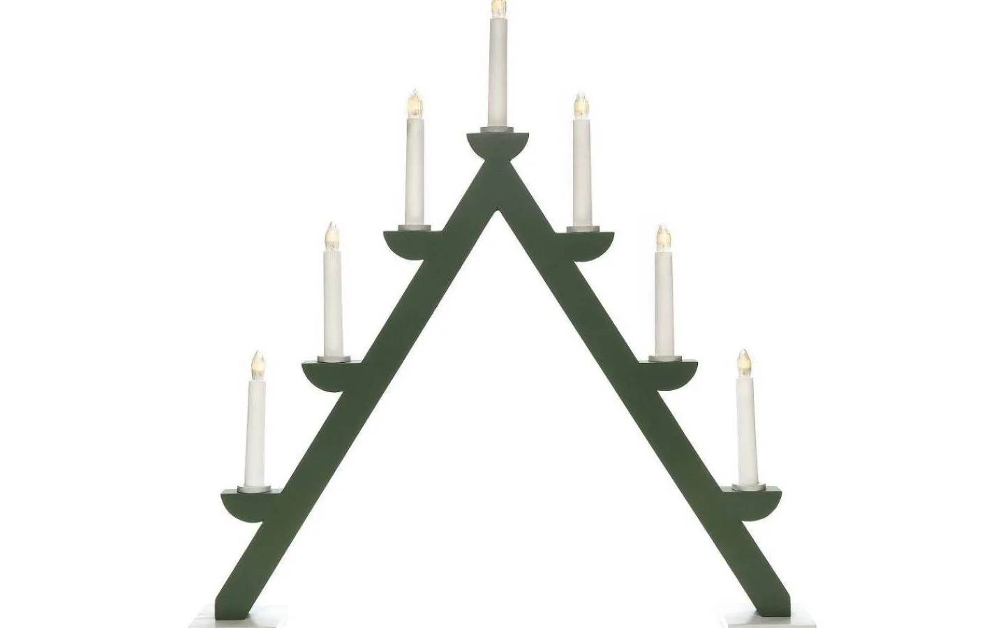 Konstsmide Helga Adventsljusstake 7L 56cm Grön* Visa Alla Adventsljusstakar|Adventsljusstakar 31-60 Cm