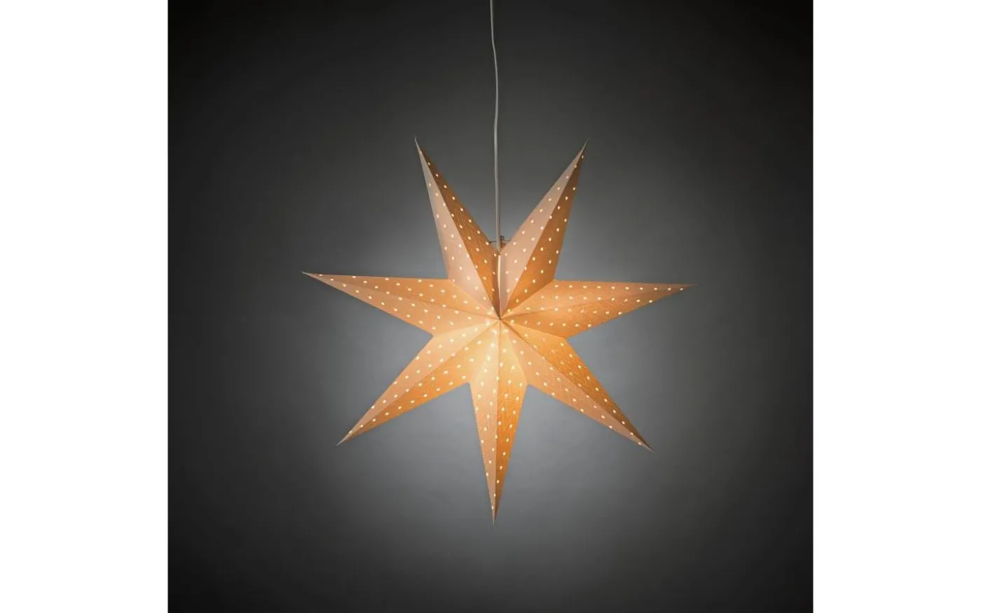 Helge Julstjärna 60cm Vit