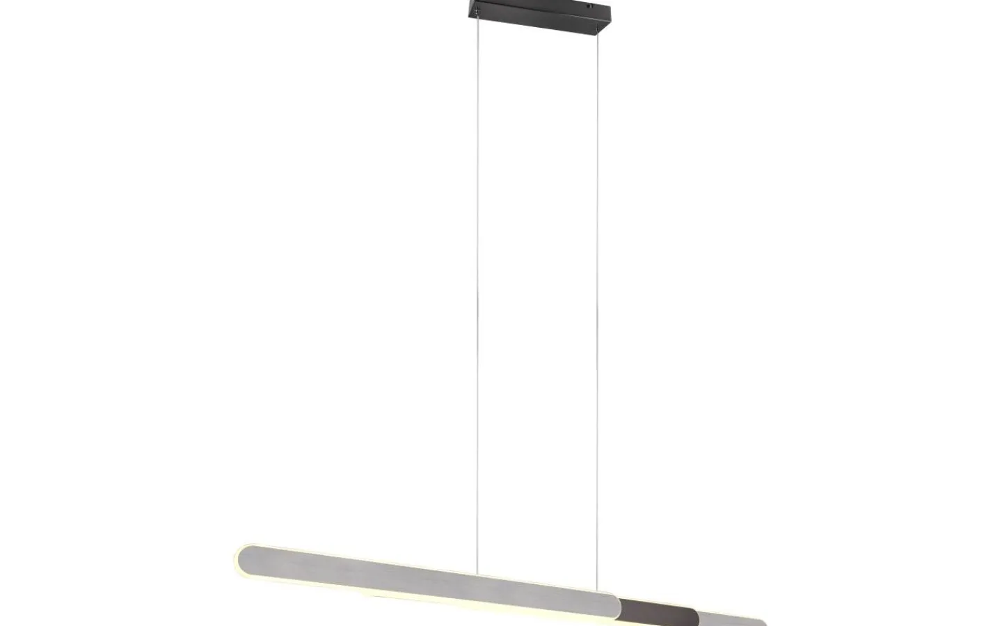 Avlånga Taklampor<Trio Lighting Helios Takpendel LED 82,5-130cm borstad aluminium