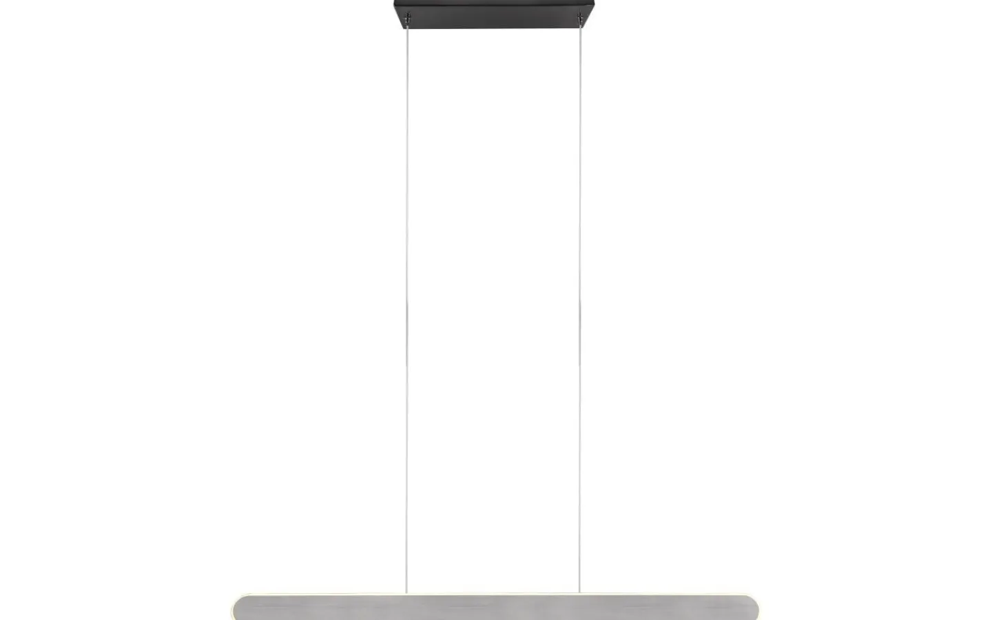 Avlånga Taklampor<Trio Lighting Helios Takpendel LED 82,5-130cm borstad aluminium