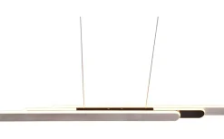 Avlånga Taklampor<Trio Lighting Helios Takpendel LED 82,5-130cm borstad aluminium