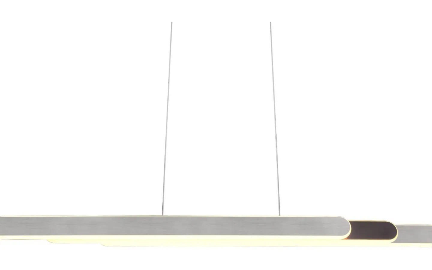 Avlånga Taklampor<Trio Lighting Helios Takpendel LED 82,5-130cm borstad aluminium